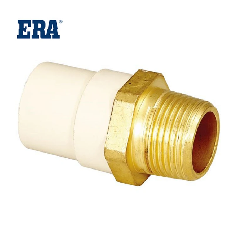 Brass Straight Adapter with O-Ring Union Male Pipe Thread